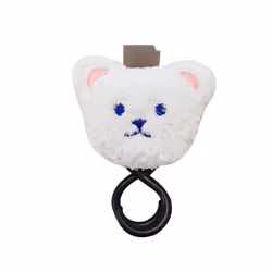 Baby Stroller Hook Plush Bear Mommy Bags Hanger Holder Wheelchair Stroller - bear-A3
