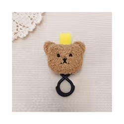 Baby Stroller Hook Plush Bear Mommy Bags Hanger Holder Wheelchair Stroller - bear-A14