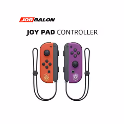 Joy Pad Wireless Controller L/R Controllers with Grip Support Wake-up - Blue Red
