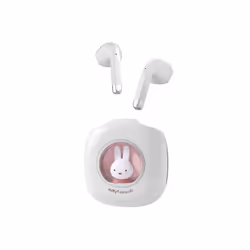 Miffy Bluetooth Wireless EarBuds Headset TWS Bluetooth 5.3 Touch Control - Pink