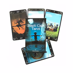 78 Card Casanova Tarot Oracle Card For Entertainment Fate Divination Card - Black Cats Tarot