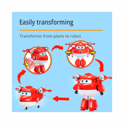Super Wings 5 Inches Transforming Jett Dizzy Donnie Deformation Airplane - Supercharged Donnie