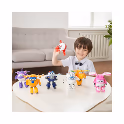 Super Wings 5 Inches Transforming Jett Dizzy Donnie Deformation Airplane - Bucky