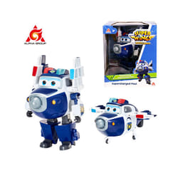Super Wings 5 Inches Transforming Jett Dizzy Donnie Deformation Airplane - Supercharged Paul