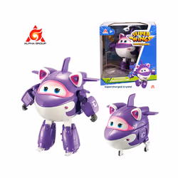 Super Wings 5 Inches Transforming Jett Dizzy Donnie Deformation Airplane - Crystal