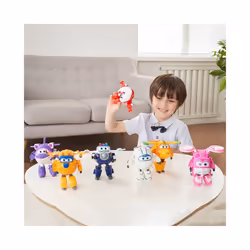 Super Wings 5 Inches Transforming Jett Dizzy Donnie Deformation Airplane - Tony