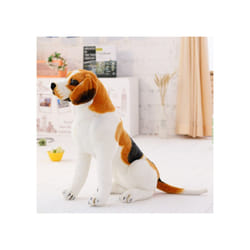 30-90cm Giant Beagle Dog Toy Realistic Stuffed Animals Dog  Plush Toys - White, 50cm