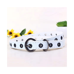 Children Belt Kids Cute Peach Heart Buckle Faux Leather Belts For Girls - 90cm, 24
