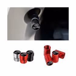 4pcs New Metal Wheel Tire Valve Caps Accessories For Chrysler 300c PT - B black, B black