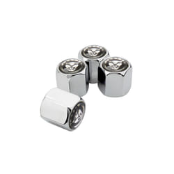 Car Tyre Stem Airtight Dust Cover Wheel Tire Valve Caps for Jaguar F-Type - E-Silver, E-Silver