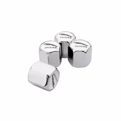 Car Tyre Stem Airtight Dust Cover Wheel Tire Valve Caps for Jaguar F-Type - C-Silver, C-Silver