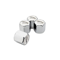Car Tyre Stem Airtight Dust Cover Wheel Tire Valve Caps for Jaguar F-Type - C-Silver, C-Silver