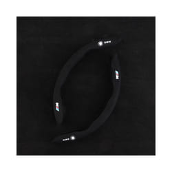 For BMW Universal Steering Wheel Cover 1 2 3 4 5 6 7 8 Series x1 x2 x3 - Black 2 PCS