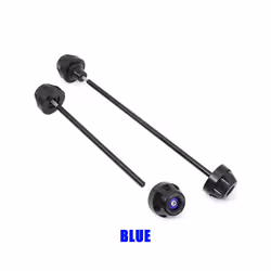 Rear Front Axle Fork Crash Slider For BMW S1000RR S1000R S1000XR 2019-2023 - Front Rear Blue
