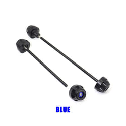 Rear Front Axle Fork Crash Slider For BMW S1000RR S1000R S1000XR 2019-2023 - Front Rear Blue