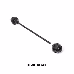 Rear Front Axle Fork Crash Slider For BMW S1000RR S1000R S1000XR 2019-2023 - Rear Black