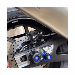 Rear Front Axle Fork Crash Slider For BMW S1000RR S1000R S1000XR 2019-2023 - Rear Black