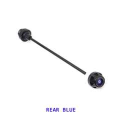 Rear Front Axle Fork Crash Slider For BMW S1000RR S1000R S1000XR 2019-2023 - Rear Blue