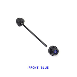 Rear Front Axle Fork Crash Slider For BMW S1000RR S1000R S1000XR 2019-2023 - Front Blue