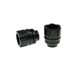 Aluminum Alloy Buffer Anti Collision Cup Front Fork Cup 13mm Wheel Protection - Black