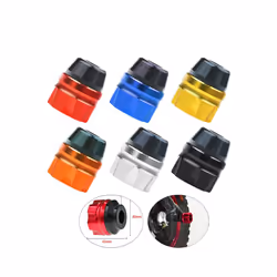 Aluminum Alloy Buffer Anti Collision Cup Front Fork Cup 13mm Wheel Protection - Black
