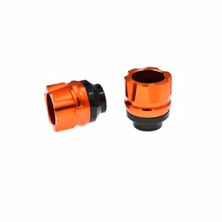 Aluminum Alloy Buffer Anti Collision Cup Front Fork Cup 13mm Wheel Protection - Orange