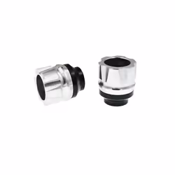 Aluminum Alloy Buffer Anti Collision Cup Front Fork Cup 13mm Wheel Protection - Silver