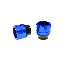 Aluminum Alloy Buffer Anti Collision Cup Front Fork Cup 13mm Wheel Protection - Blue