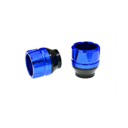 Aluminum Alloy Buffer Anti Collision Cup Front Fork Cup 13mm Wheel Protection - Blue