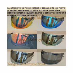 Helmet Visor for Arai RX-7X RX7X CORSAIR-X RX-7V RX7V NEO XD VAS-V VECTOR-X - Beautiful
