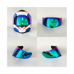 HJ-20M Helmet Visor Suitable for HJC C70 FG-17 IS-17 FG-ST HJ-20ST Motorcycle - Rainbow