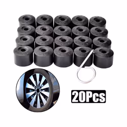 20pcs Car Wheel Bolt Nut Cap Lug Nuts For Vw Golf Mk4 Auto Hub Screw Cover