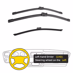 3pcs For Bmw X3 F25 2010-2017 26&quot; 20&quot; 13&quot; Front Rear Wiper Blades Windshield Windscreen Window Cutter Accessor ...