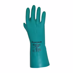 LA132G Nitri Guard Flocked 13" Green Gloves Sz. 7