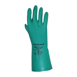 LA132G Nitri Guard Flocked 13" Green Gloves Sz. 7