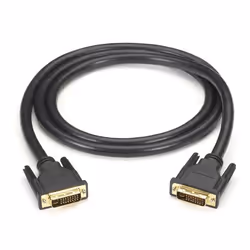 Black Box DVI-I-DL-003M, 3 m, DVI-I, DVI-I, Black, Gold, Male/Male