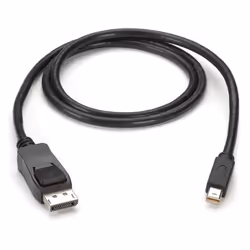 Black Box Mini DisplayPort - DisplayPort, 10-ft, 3 m, Mini DisplayPort, DisplayPort, Black, Gold, 5.4 Gbit/s