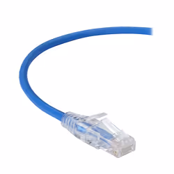 Black Box CAT6A 0.6m, 0.6 m, Cat6a, U/UTP (UTP), RJ-45, RJ-45, Blue
