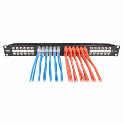 Black Box CAT6A 0.6m networking cable Blue U/UTP (UTP)