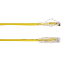 Black Box CAT6A 0.6m networking cable Yellow U/UTP (UTP)