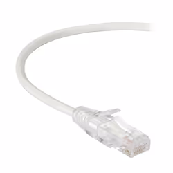 Black Box CAT6 1.2m, 1.2 m, Cat6, U/UTP (UTP), RJ-45, RJ-45, White