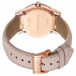 Burberry BU9109 Rose Gold Tone Beige Check Dial Women's Watch