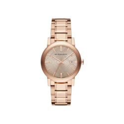 Burberry BU9034 Rose Dial Rose Gold-Tone Ladies Watch