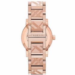Burberry BU9039 Rose GoldTone Dial Stainless Steel Unisex Watch