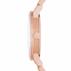 Burberry BU9039 Rose GoldTone Dial Stainless Steel Unisex Watch