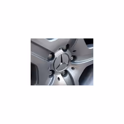 4x New Mercedes Silver Alloy Wheel Centre Hubs Caps 75mm with Chrome