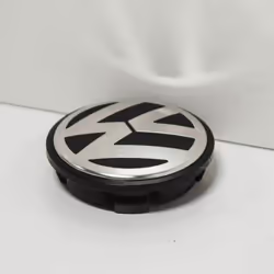 VW 55mm Alloy Wheel Centre Caps x 4. Golf Jetta Passat Beetle