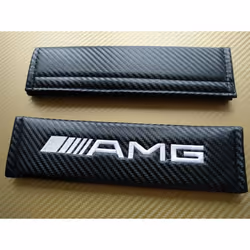 AMG Mercedes Benz AMG Seat Belt Cover Pads x2