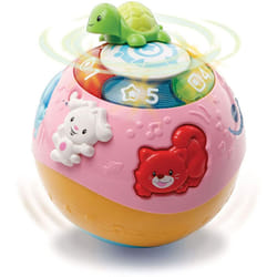 VTech Crawl & Learn Baby Activity Ball, Baby Play Centre, Educational Baby Musical Toy - Pink