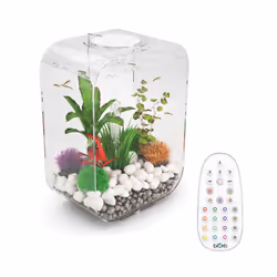 BiOrb LIFE 15L Clear Aquarium Fish Tank with Multi Colour LED Lighting